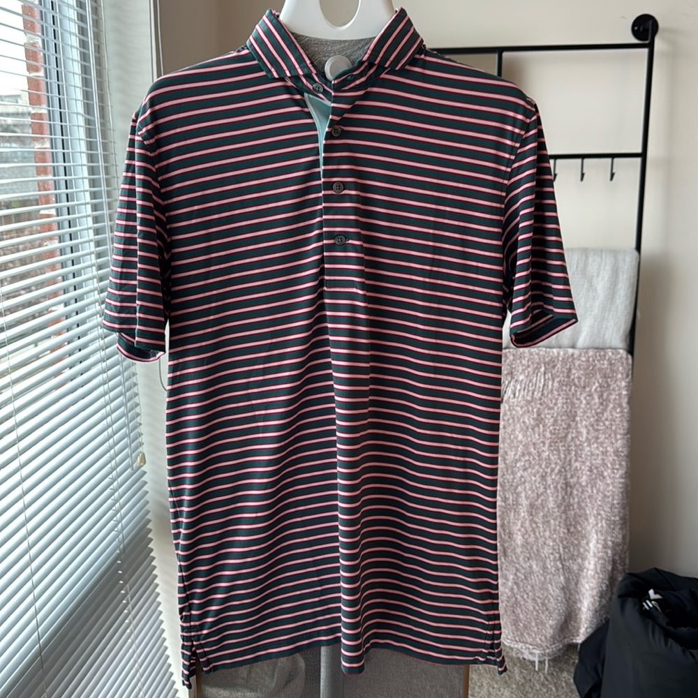 Greyson Striped Golf Polo
